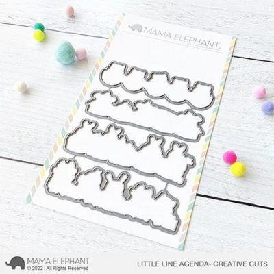 Mama Elephant Creative Cuts - Little Line Agenda